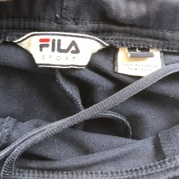 2 Fila Mens Sport Track Pants Large Lot Of Two Athletic Pull On Elastic Waist - Picture 5 of 16